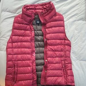 GAP Red Puffer Vest